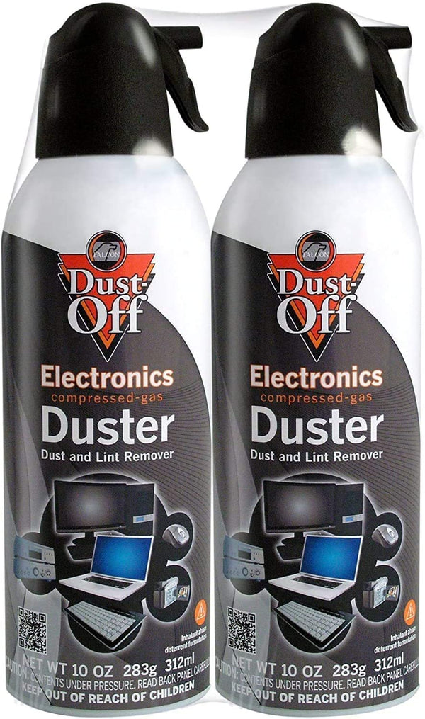 Dust-Off Disposable Compressed Gas Duster, 10 Ounce - 2 Pack