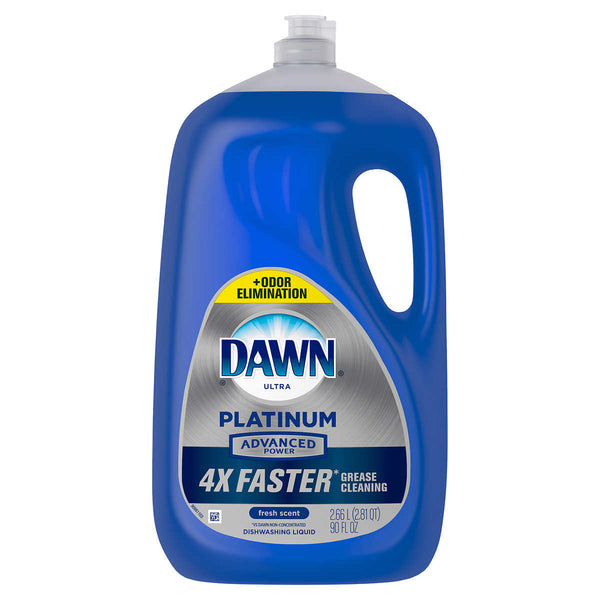 Dawn Platinum Advanced Power Liquid Dish Soap, 90 fl oz