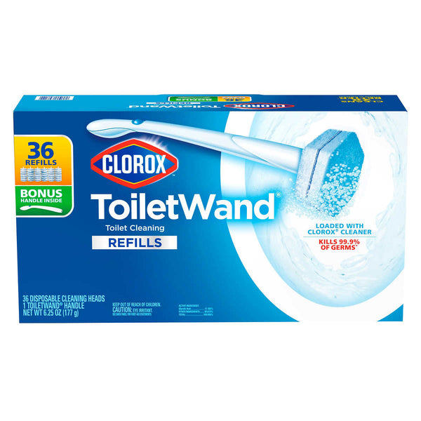 Clorox ToiletWand Disposable Toilet Cleaning System with 36 Refills